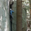 Double Jams Eliminate: only use the right off width crack! fun introduction to wide climbing