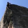 Alex nearing the top of Tiens Bon La Rampe.