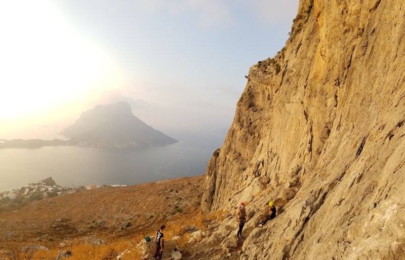 A picture perfect sunset from the base of Trois Ilots.