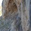 Looking back into the Grande Grotta from the top of Cyclops