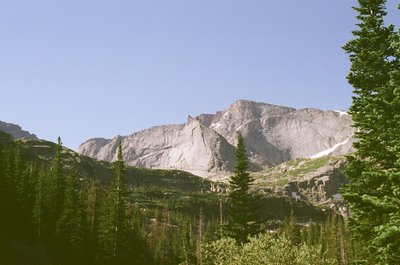 Spearhead from a lake along the way.