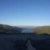 Watching the sun set over Donner Lake is a highly recommended activity after an evening at Star Wall