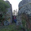 Mike A. at one of many awesome bouldering areas at Rattle Snake Rock