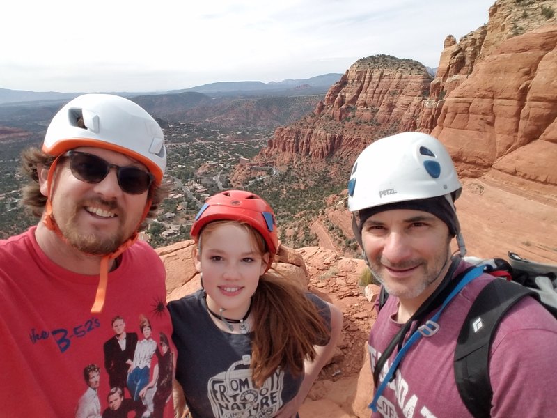 Streaker Tower. Sedona AZ with Ava and Steve Dicesare. Spring Break 2019.