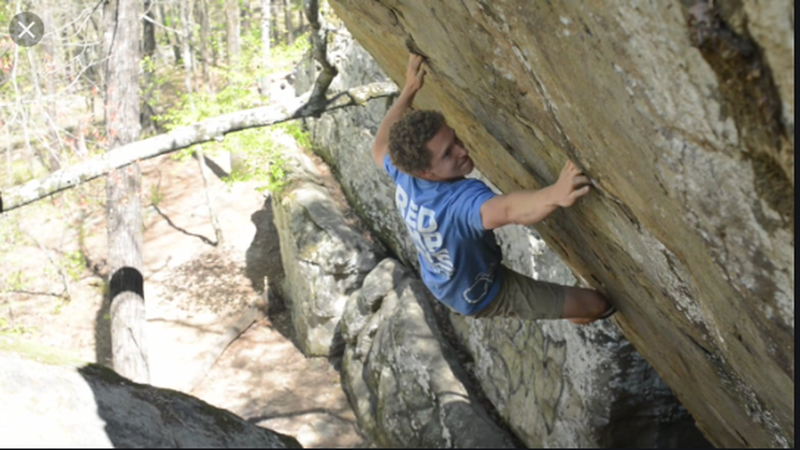 Photo Credit: Cory Brewer
<br>
Climber: Carson Taylor