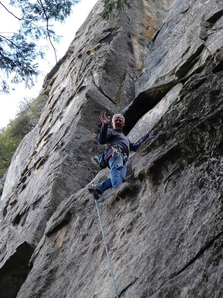 Mike A. having fun on Boneheads.