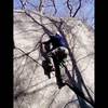 The fun highball slab on the McColl boulder which was destroyed to build the senior living complex off of Breakneck Hill Road.