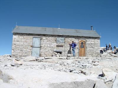 Mike A. summits Whitney.