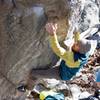 Evan Curry on the rad opening moves of French Maid (V7).
<br>

<br>
Climber: @evanbcurry
<br>
Photo: @dirtysouthclimber