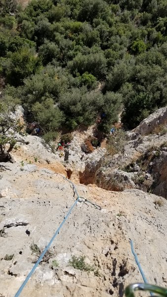 Rigolos is an amazing conglomerate style climb with a couple classic limestone crimps to top it off.