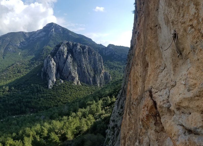 Enjoying a wonderful valley view from the top of Efes Efect.