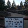 Closure on the road that gets you to the crag, its about a two mile walk past this gate.