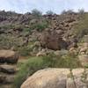 I think this is the Squatter House boulder Problems #10-12 of Wash boulders. Marty Pocket Guide