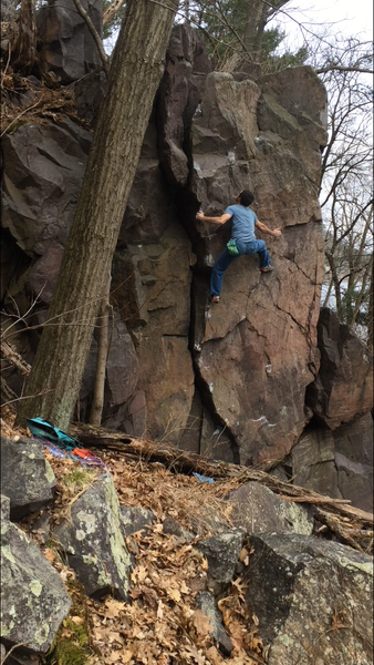 Into the committing section of Tranquility Pillar.