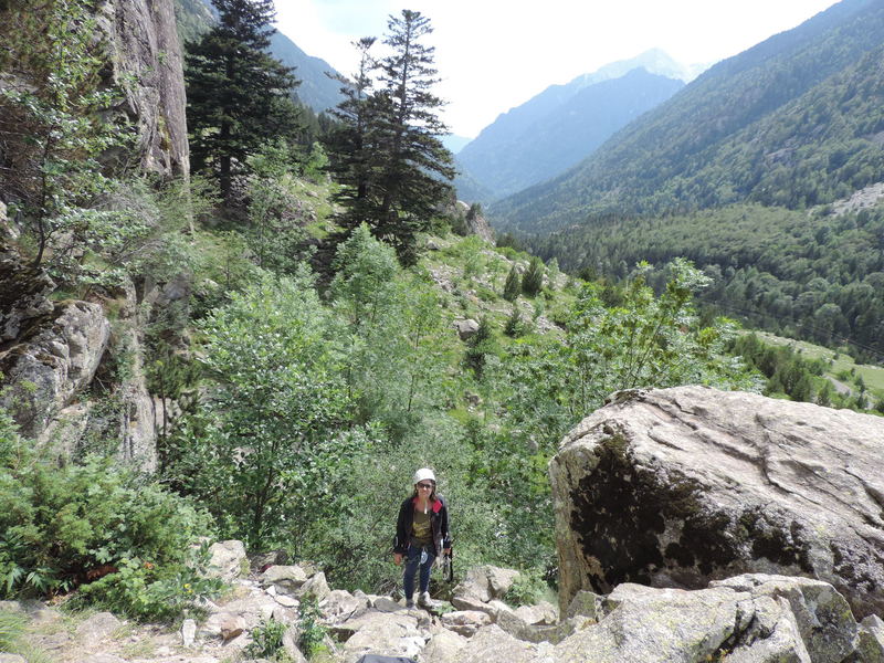 Gaby near the base of Mangamanía