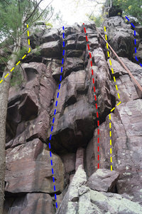 The main, west face.