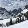 North Fork Cascade Canyon from near Lake Solitude.