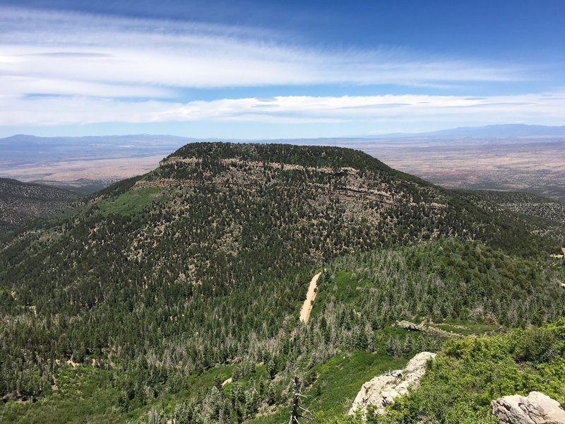 Paloma Peak from Capulin Peak.