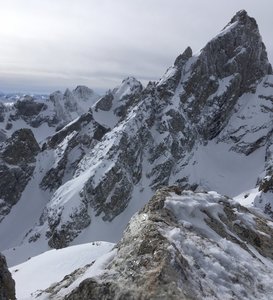 East Ride, Grand Teton in sun/shade. December
