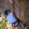 Simon B.  redpointing Legacy 5.14b chop top extension only took 4 attempts to send