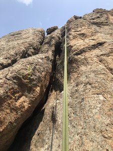 A close up of the chimney section.