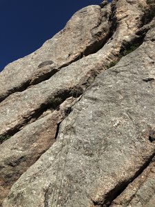 A good view of the climb.