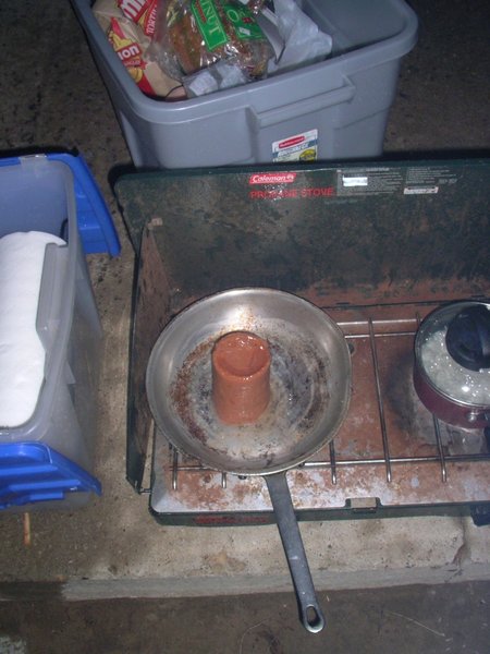 dinner is served!  bon appetite!   good times at fremont canyon in 2005 i think