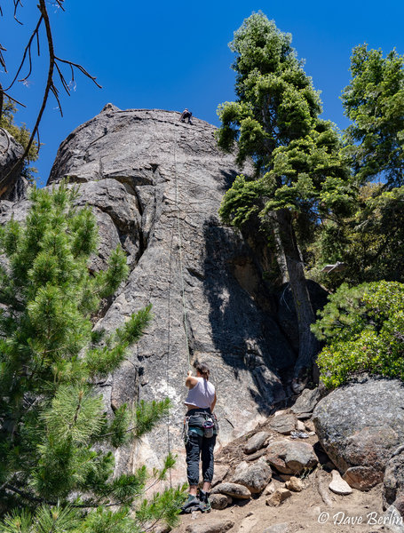 Climbers on unknown 5.9