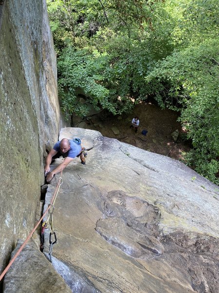 Evan following on the first pitch of Bedtime