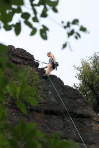 Heather Vivian taking in the view