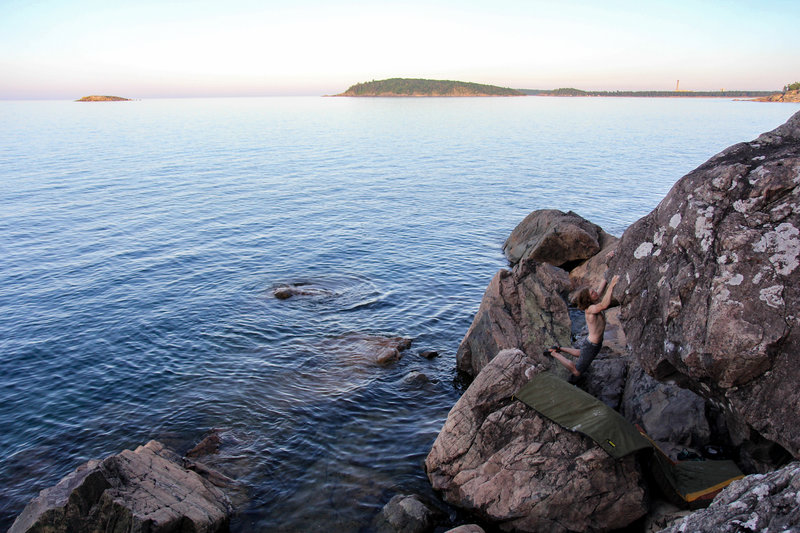 Unknown to many, Michigan's Upper Peninsula is home to an impressive number of boulder problems!