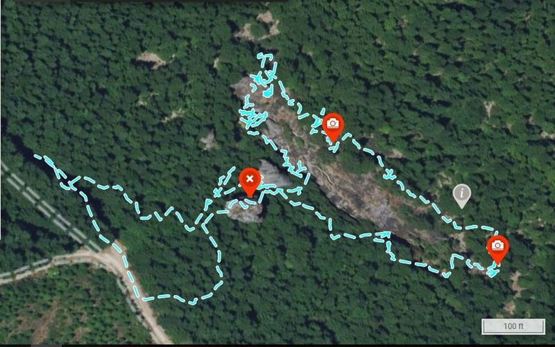 Map - elk trails