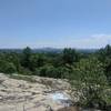 A view from the top of the crag.