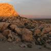 Crimp Simp Boulder (center). Photo Credit - Ken Lund.