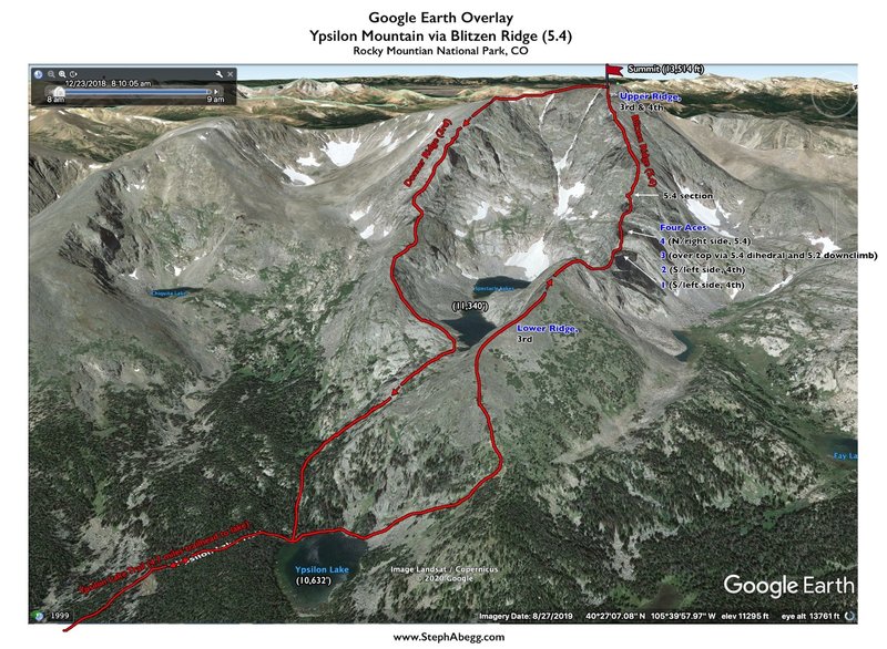Google earth top trail maps