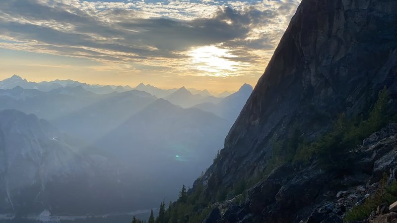 Sunset View from Burgundy Col