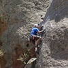 Kurt near the crux.