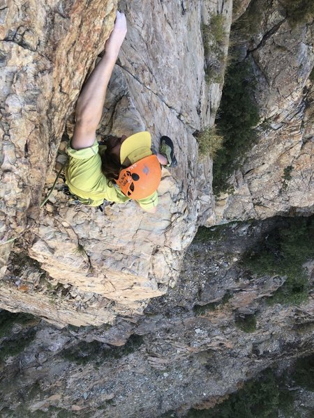 Rock Climb Creaking Plank, Big Cottonwood Canyon