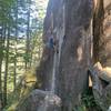 Local legend Shane Markus taking a stroll on Keith's crack.