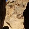 Walking through the boulders on the approach to Çankule.