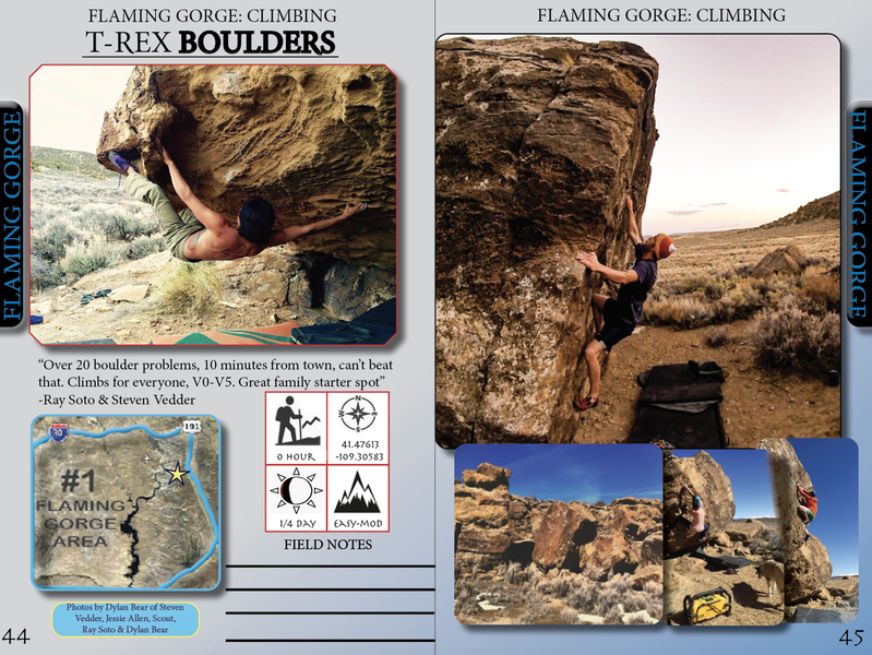 Sweetwater Adventure Guide- T-Rex Boulders