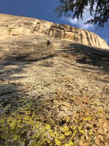 At the final bolt
<br>

<br>
Photo by Erika Smith