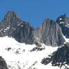 Nesakwatch Spires and Rexford from Slesse Memorial in spring