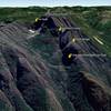 Time Machine/Beehive Wall - Google Earth Topo