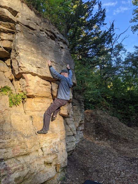 Finding crimps to traverse