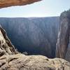 A view from the second pitch belay.