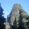 East side of Guye from the PCT. Gully is clearly visible on the upper half.