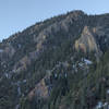 Restriction Ridge (left) and Exemplar Tower (right).