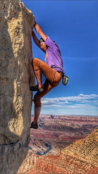 Bouldering with a view!