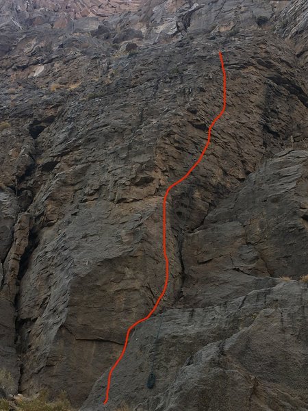 Route line for "Hard Sun" variation.